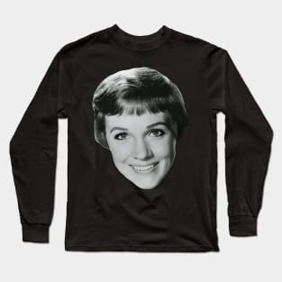 Julie Andrews Maria Von Trapp Head Long Sleeve T-Shirt